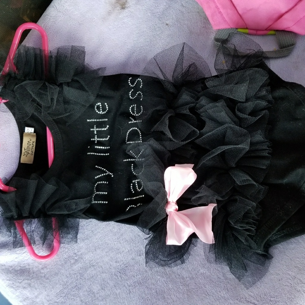 Onsie dress "my little black dreas"